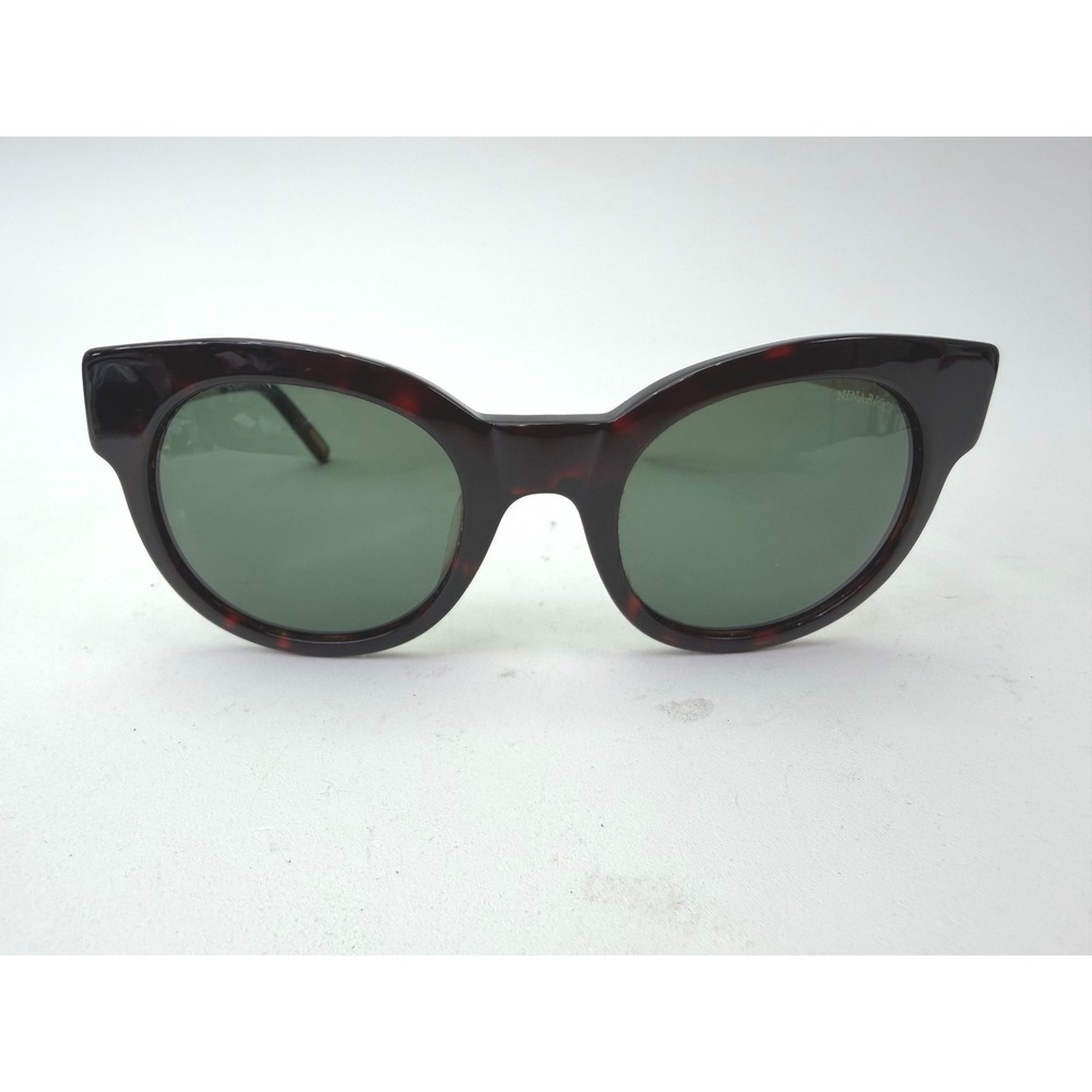 Nina Ricci NR 3701 Tortoiseshell Cat Eye Sunglasses Gold Metal Made in France